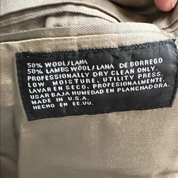 Men’s Stafford Brown Tweed Blazer with Tan Elbow Patches - Picture 5 of 5